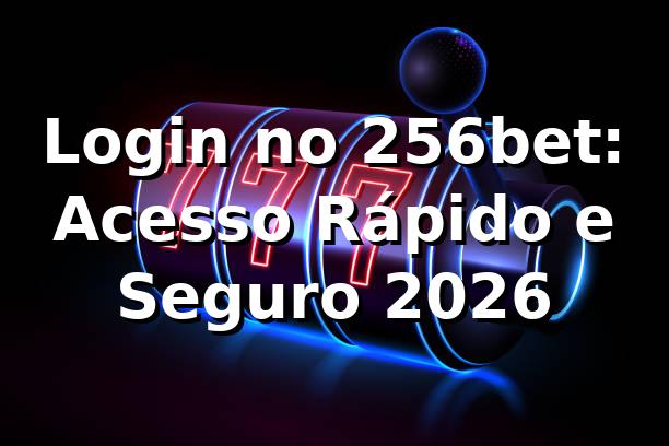Login no 256bet: Acesso Rápido e Seguro 2026